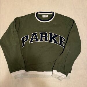 PARKE VINTAGE VARSITY CREW NECK SWEATSHIRT